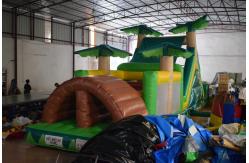 China 0.55mm PVC Inflatable Obstacle Courses For Kids / blow up Palm Tree supplier