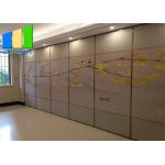 Convention Center Acoustic Wood Surfaced Movable Wall Partition System