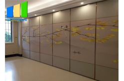 China Convention Center Acoustic Wood Surfaced Movable Wall Partition System supplier