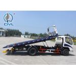 3800 Wheelbase HOWO Truck Mounted 4x2 6.2M Flatbed Tow Truck / Wrecker Vehicle for sale