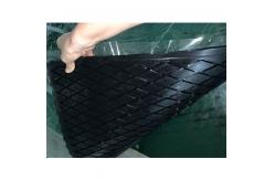 China Conveyor Drum Herringbone Grooved Pulley Lagging Sheet With Cn Bonding Layer supplier