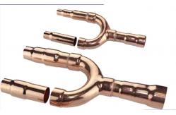 China High Durability Heat Exchanger Components of Branch Copper Pipe supplier