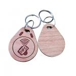 Customized Smart RFID Access Control Key Tags Wooden/Plasyic/Epoxy NFC Key Tags for sale