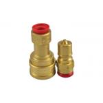 CNC Machining 3/8 Inch Brass Male Quick Connector for sale