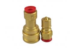 China CNC Machining 3/8 Inch Brass Male Quick Connector supplier