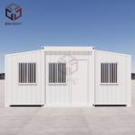 Foldable Multifunctional Container House with Fireproof T65mm Wallplate for sale