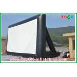Portable Outdoor Movie Screen Projection Cloth Inflatable TV Screen 6 X 3m CE / SGS Certificate for sale