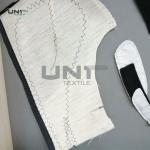 Woven Chest Piece Garments Accessories Polyester Fabric With Non Woven Felt for sale