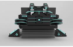 China Amusement Park  6 Seats 9d Virtual Reality Cinema VR Roller Coaster Machine supplier