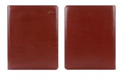 China Handheld Executive Leather Business Portfolio Portable Multipurpose With Power Bank supplier