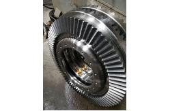 China SAE 4340 Straight Bevel Gears 12.5 Module Gear Shaping Miter Bevel Gear supplier