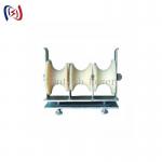 Three Sheaves Stringing Block Professional Cable Pulling Equipment For Power Grid Construction for sale