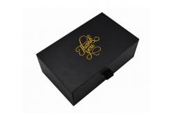 China Matt Laminated Gold Foil Stamping Rigid Cardboard Paper Drawer Box For Jewelries supplier