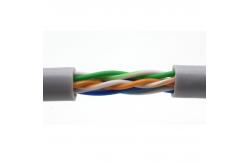 China Gray PVC 1000ft CAT5E Ethernet Cable Utp Bare Copper Ethernet Cable supplier