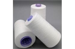 China Raw White Recycle Polyester Thread 30S/3 With GRS Certificate supplier