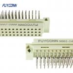 3 rows 48P Eurocard DIN 41612 Female PCB Connector Right Angle Terminals