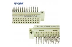 China 3 rows 48P Eurocard DIN 41612 Female PCB Connector Right Angle Terminals supplier