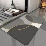 Soft Custom Fast Drying Bath Mat With Non Slip Bottom for sale