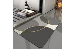 China Soft Custom Fast Drying Bath Mat With Non Slip Bottom supplier