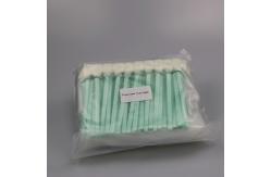 China Car Large Round Foam Tip Swabs Cotton 5 Inch Rigid Handle supplier