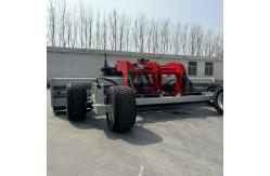 China Agricultural Laser Grader Ground Leveling Machine Red 2.8-3.5m Curved Beam supplier