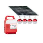Outdoor Portable Solar Power Station Power Bank Station Rechargeable Camping Solar Flash Light for sale