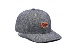 China Adjustable Closure Six-Panel Snapback Cap - Match The Fabric Stitching supplier