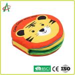 Round Rag Soft Books For Infants 18cmx18cm colorful printing for sale