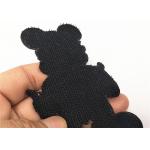 Hook And Loop Embroidered Badge Patches Laser Border For Hats Bags