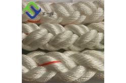 China High Strength 48mm 8 Strand Polyester Rope For Marine Project supplier