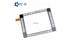 China FPC Circuit Capacitive Membrane Keypad Switch Overlay 3M467 Adhesive supplier