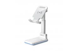 China Double Charging Mobile Phone Wireless Charger 2 In 1 Angle Adjustable supplier