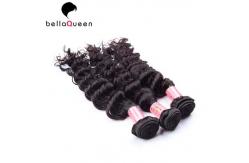 China Virgin Double Drawn Hair Extensions Virgin Peruvian Deep Wave Hair Bundles supplier