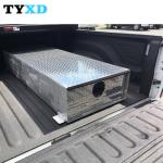 Aluminum Diamond Plate Material Under Bed Truck Tool Box With Weather Tight Design for sale