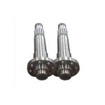 Forged Steel Custom Flange Shaft with UIC/TSI Certifications for sale