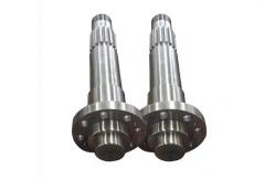 China Forged Steel Custom Flange Shaft with UIC/TSI Certifications supplier