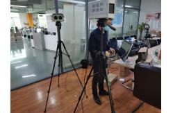 China Walk Through Automatic Infrared Thermometer Scanner Smart Facial Identification supplier