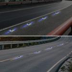 Driveway Bright Aluminum Solar Road Studs with Flashing Lights and Working Time ≥100h
