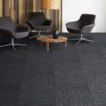 High Low Nylon Carpet Tiles 50cm Polypropylene Solution Dyed Carpet for sale