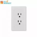 Glomarket Smart Home Wifi Electric Socket Voice Control With Alexa / Google for sale