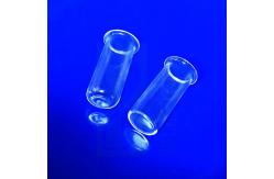 China 1100C Transparent Customized Clear Round Bottom Quartz Test Tube For Scientific Experiments supplier