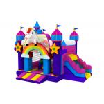 Popular Inflatable The Unicorn Combo , Inflatable The Unicorn Jumping House With Slide for sale