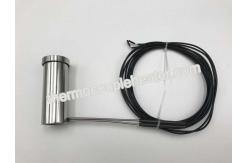 China Glossy Hotlock Electric Coil Heaters With Cap And PTFE Insulated Leads supplier