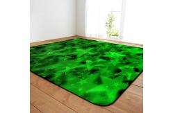 China Rectangle Star Pattern Living Room Dining Room Floor Mat Machine Washable supplier