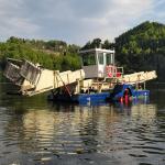 Waterweed Harvesting 16h Aquatic Plant Harvester For River Maintenance for sale
