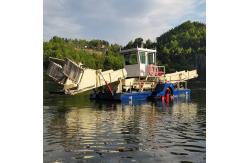 China 10 Cubic Meters Capacity Garbage Collection Boat With Full Hydraulic System supplier