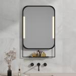 Stylish Long Lasting Lighted Bathroom Vanity Mirror Space Saving Wall Mounted for sale