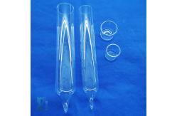 China SiO2 Laboratory Clear Silica Quartz Test Tubes End Sealing supplier