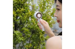 China White Rechargeable Table Fan High Wind Turbine 2000mAh Mini Portable USB Fan supplier