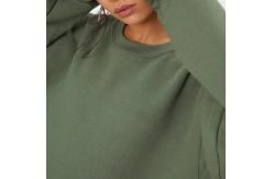 China 100% Plain Cotton Sweatshirts Casual Autumn Plain Crew Neck Pullover Sweatshirt supplier